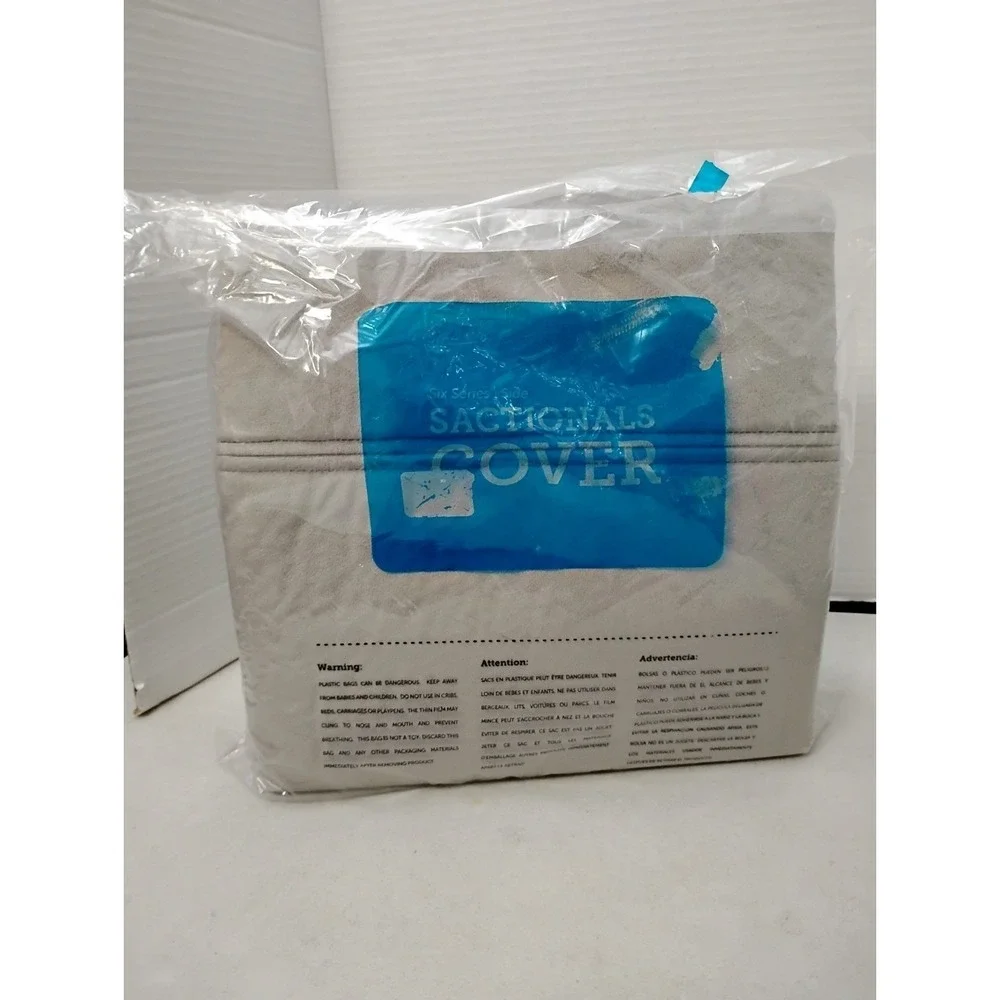 NEW LoveSac Sactionals Standard Side Cover Rhino Taupe Velvet CT6SREG1RVTAUP